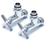 ВЕНТИЛЬ ЗАПОРНЫЙ УГЛОВОЙ КРЕСТ  3/4" x 1/2"  г/ш  ZZ-4704 (8200SCH0405/2С) бронзовый, пар