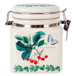 Банка для сыпучих продуктов (клипс) " " 12х9,5х12см v=480мл (подарочная упаковка)