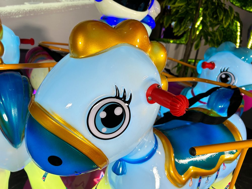 Аттракцион карусель "Космические пони"