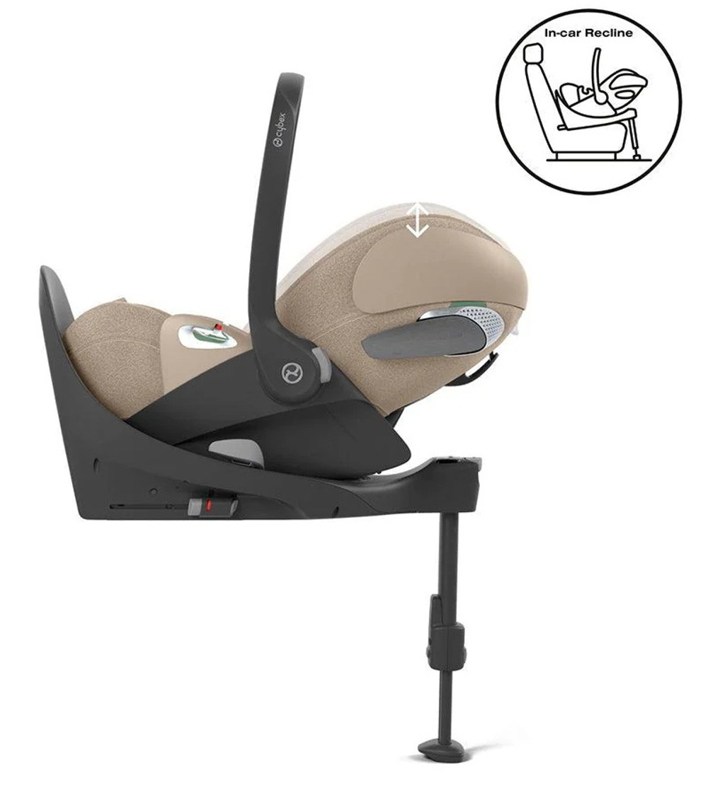 Коляска Cybex Balios S Lux TPE complete Cloud T Cozy Beige Plus Base T 4 в 1 Almond Beige с дождевиками