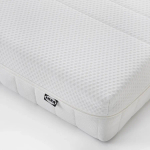 Каркас кровати с контейнером и матрасом - IKEA NORDLI, 200х140 см, черный, НОРДЛИ ИКЕА