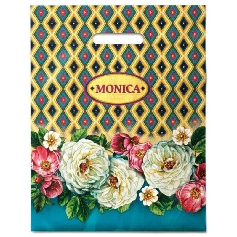 Пакет прорубная ручка Россия 31*40 см 60 мкм ПВД Моника  1 шт 500 шт/кор