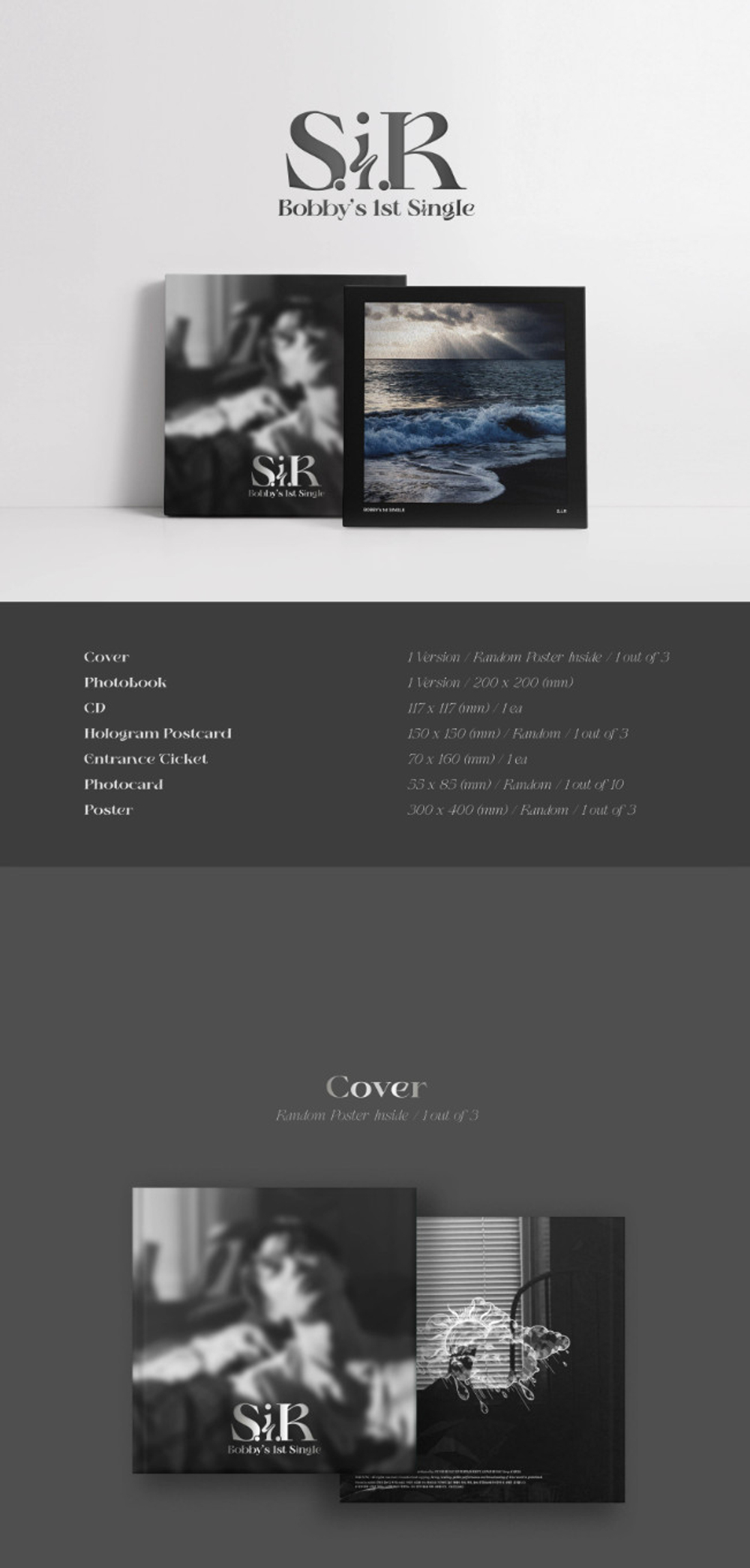 Альбом BOBBY - BOBBY’s 1st Single [S.i.R]