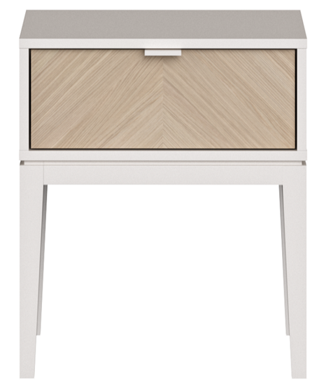 Тумба прикроватная Fjord 1 ящик (белый)