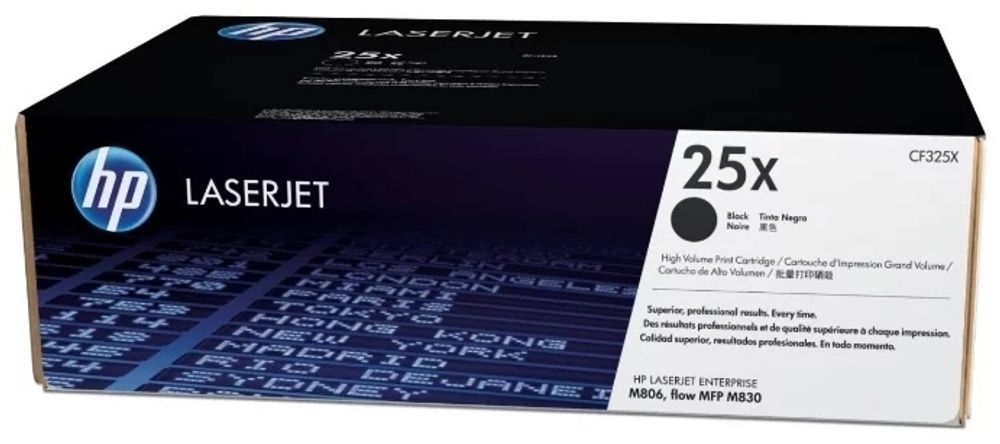 Картриджи HP CF325X черный