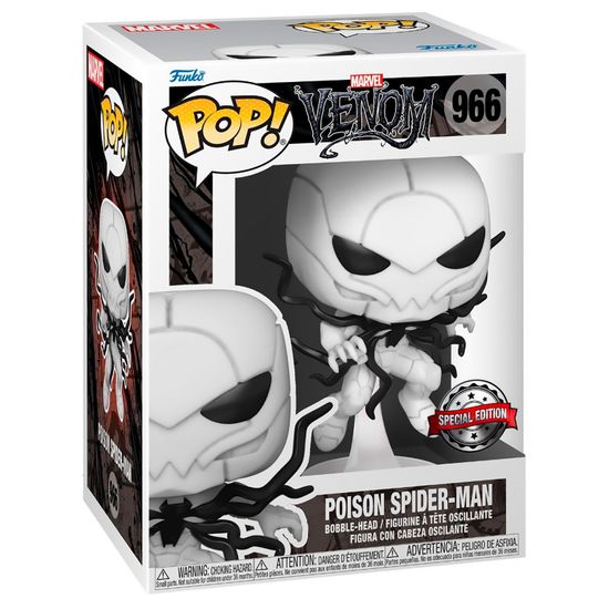 Фигурка Funko POP! Bobble Marvel Venom Poison Spider-Man w/(GW) Chase (Exc) (966) 60709 / Фигурка Фанко ПОП! по мотивам вселенной "Marvel", Пойзон-Паук (ЧЕЙЗ)