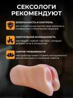Мастурбатор мужской 3в1 попа, вагина, рот