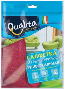 ТРЯПКА QUALITA ИЗ МИКРОФИБРЫ УНИВЕРСАЛЬНАЯ