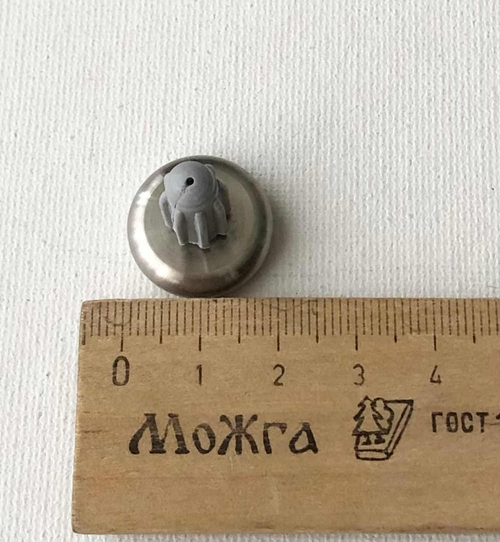 Заглушка для утяжелителя рулонных штор День-Ночь Люкс, цвет сталь