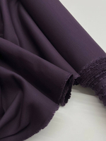 Шерсть с шелком и эластаном костюмно-плательная Valentino фиолетовая