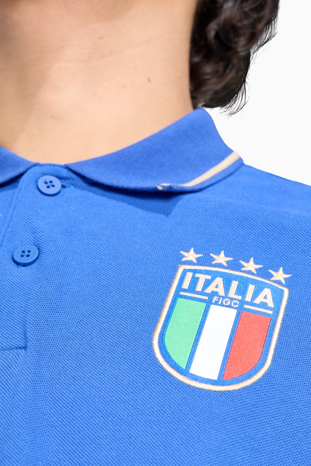 Футболка adidas Италия 2026 DNA Polo - синий