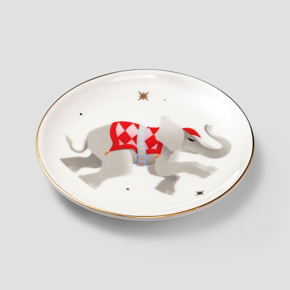 Набор из 4 блюд для закусок Farforite «Цирковое представление» в подарочной коробке