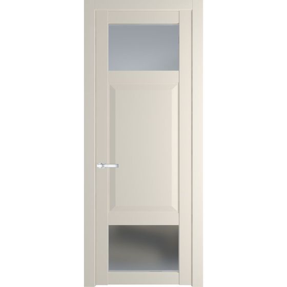 Межкомнатная дверь эмаль Profil Doors 1.3.4PD кремовая магнолия остеклённая