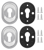Накладка на цилиндр ESC.C/CRE/OV.12 (ESC-12C) CP хром (2шт. в уп.,отгр. по 1 шт.)