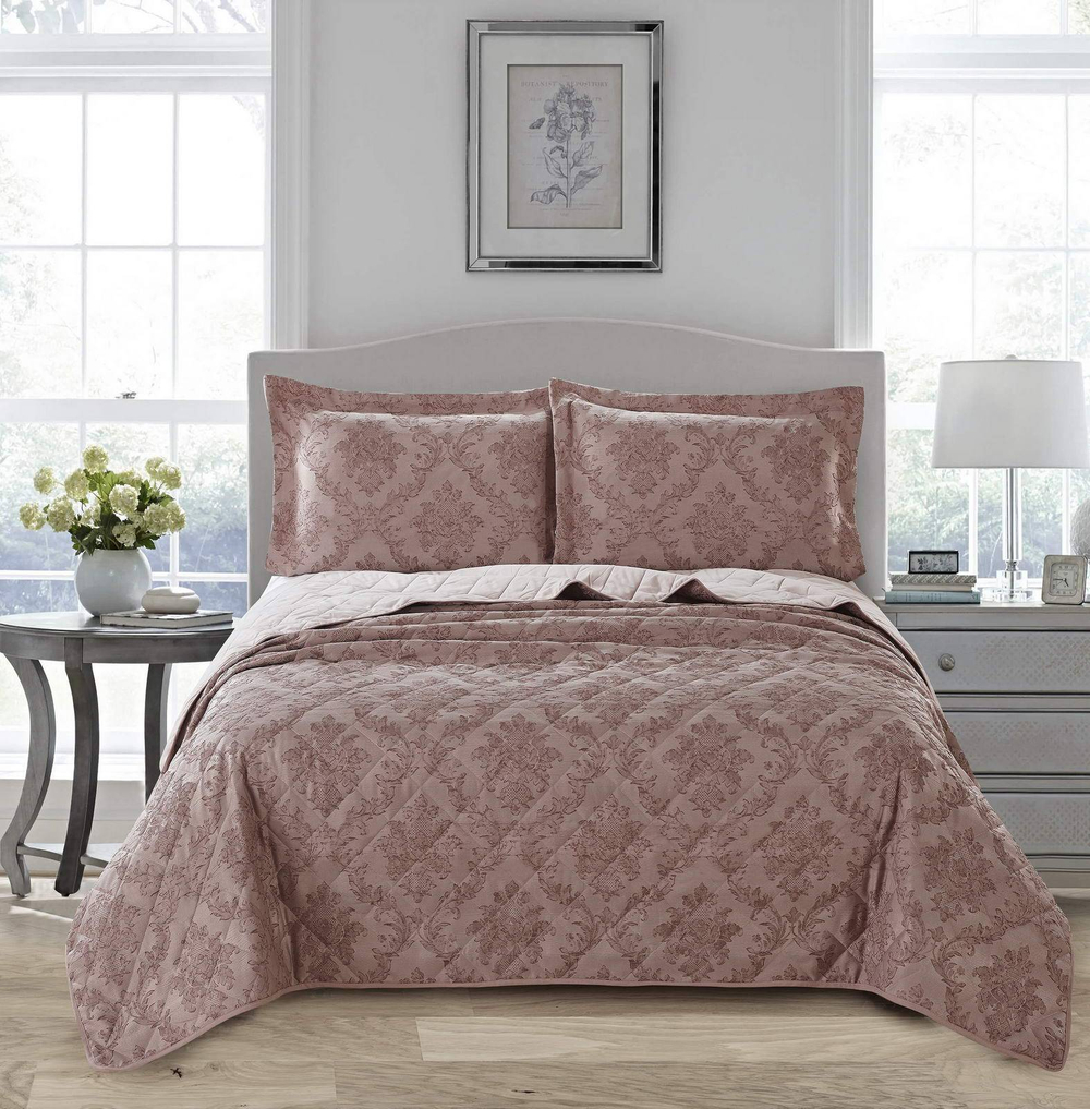 Покрывало 240х260 Sofi De MarkO Лукерия кофе