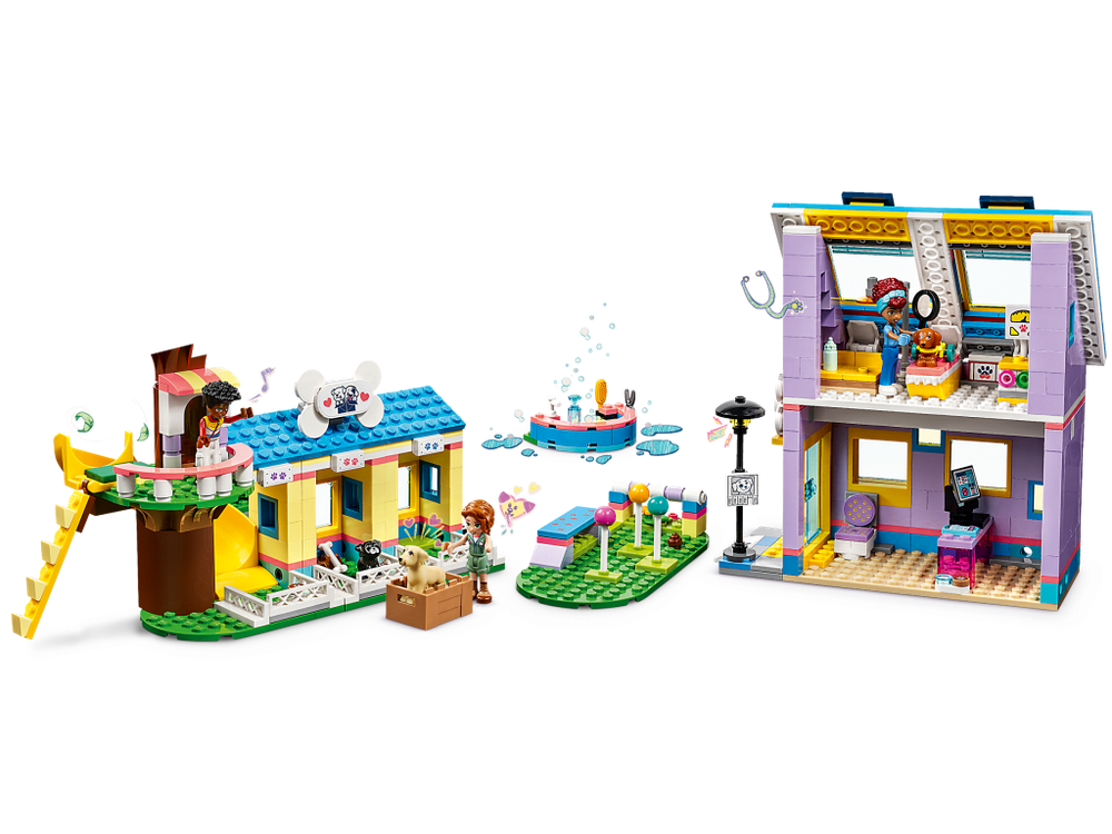 LEGO Friends 41727 — центр спасения собак, уход и игры с питомцами