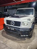 Губа переднего бампера для Mercedes Benz G class W465 G500 G450d 2025+ Гелик Гелентваген