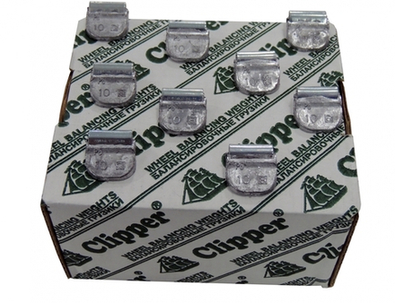 Грузики балансировочные для стальных дисков 10 г, 100 шт. CLIPPER 0210