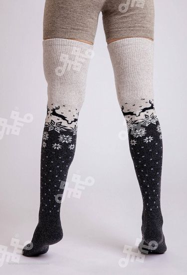 Чулки из  монгольской шерсти