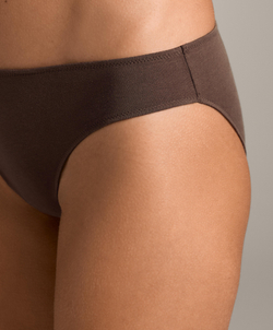 OYSHO Набор из 5 пар классических трусов из хлопковой смеси, бежевый