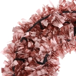 Венок декоративный TINSEL «Изящное сияние» 38 см, Розовое золото