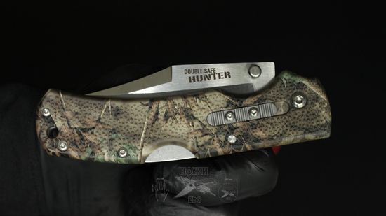 Складной нож Cold Steel 23JE Double Safe Hunter (Camouflage) c клинком из стали 8Cr13MoV, рукоять GRN