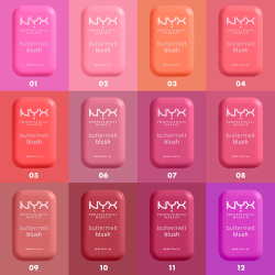 NYX Professional Makeup Buttermelt Blush - пудрово-розовый, 5 g