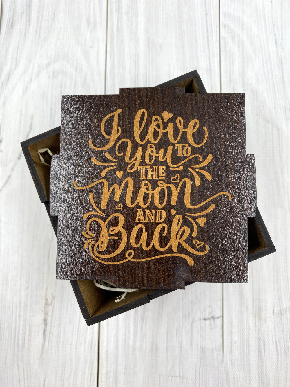 коробка дерево