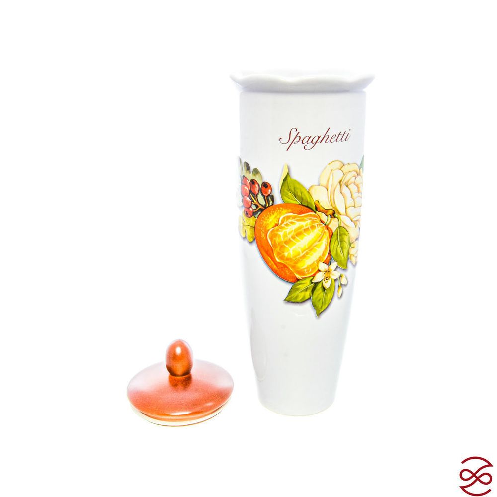 Банка с деревянной крышкой NUOVA CER Апельсин 34см