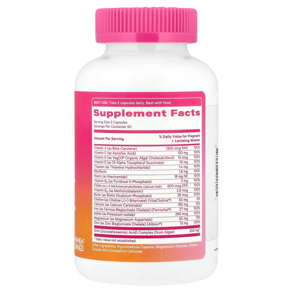 Pink Stork, Total Prenatal + DHA, 180 капсул