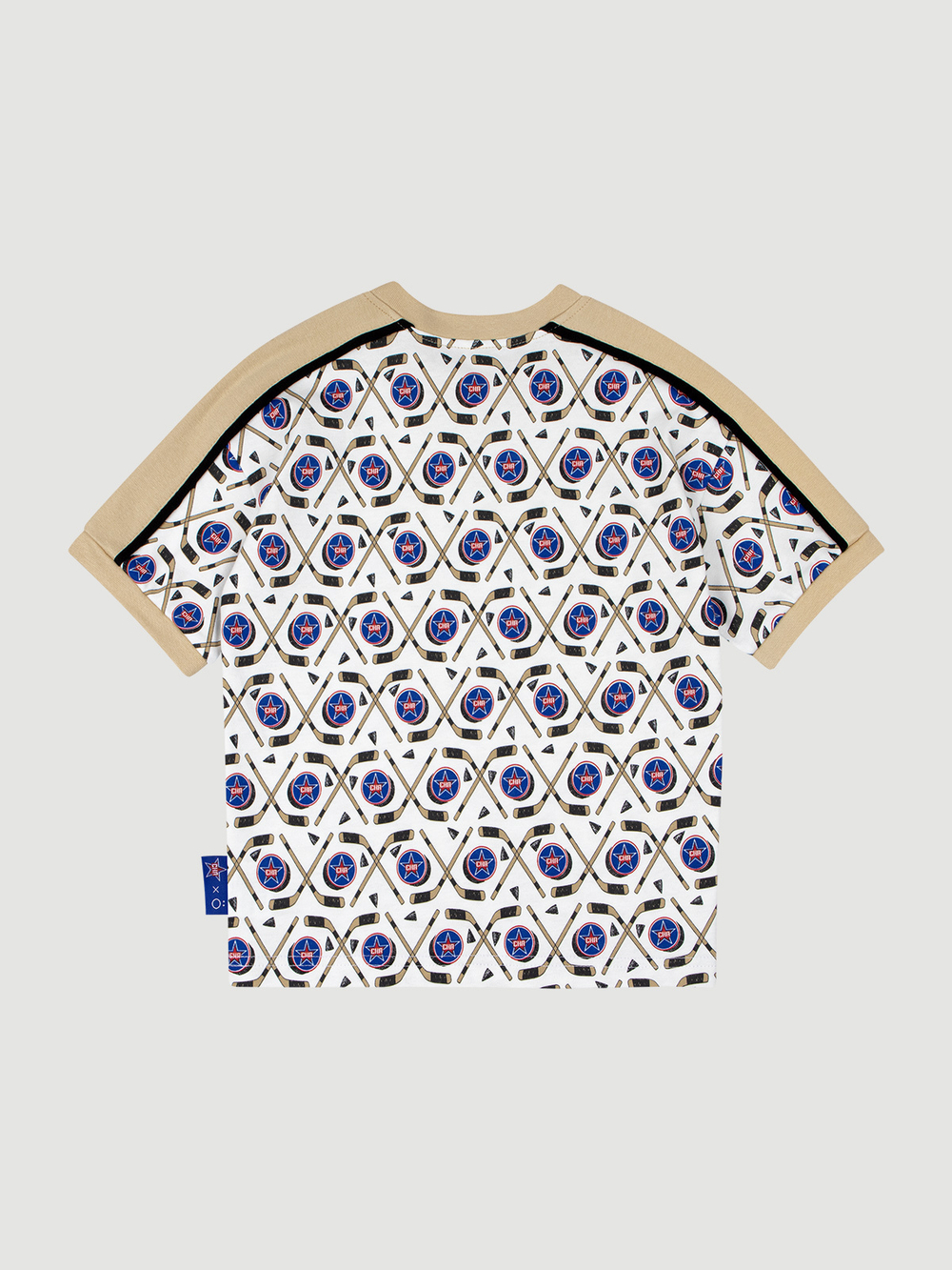 Футболка Mjölk х СКА Ice Hockey, с контрастной отделкой