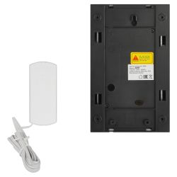 Звонок дверной ЭРА D157 проводной белый 1 мелодия | Электрозвонки проводные