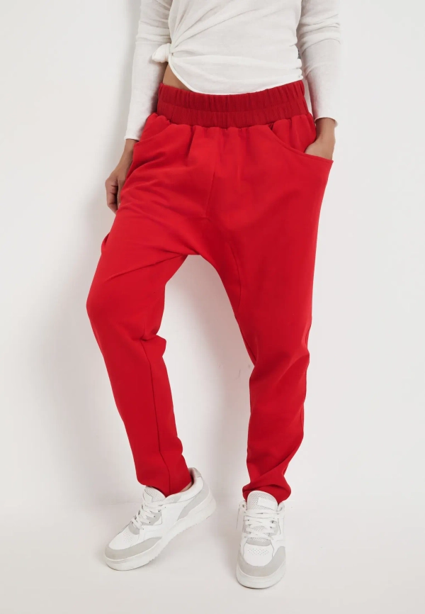 Брюки Галифе красный