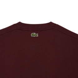 Мужская теннисная футболка Lacoste Signature Print Cotton - Коричневый