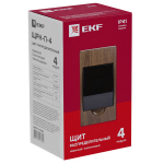 ЩРН-П- 4 темное дерево IP41 PROXIMA EKF