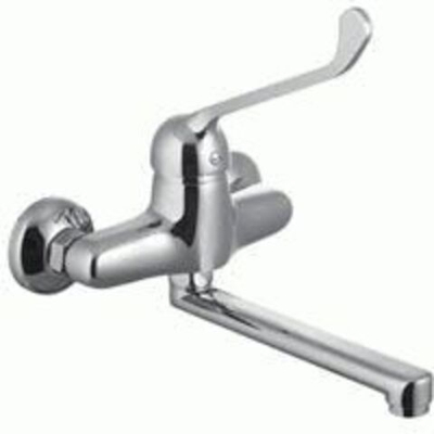 смеситель кухня хирургический LEMARK Project, картридж 40мм настенный локтевой LM4611
