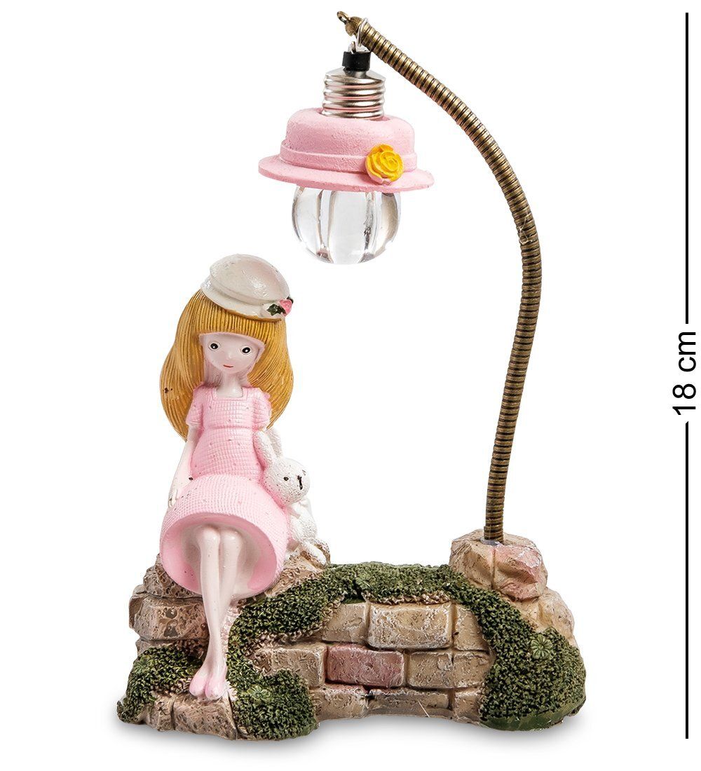 GAEM Art MN-112/2 Фигурка «Девочка с мишкой под фонарем»