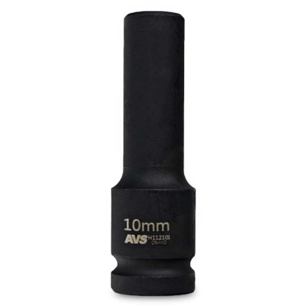 Головка торцевая ударная глубокая 6-гранная 1/2''DR (10 мм) AVS H11210I