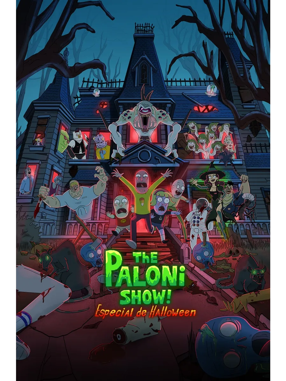 Шоу Палони! Специальный выпуск на Хэллоуин! (2022) (DVD-R)