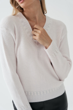 Белый джемпер Тамбовчанка