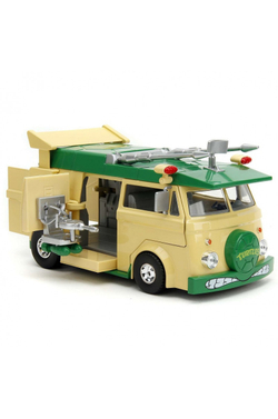 Модель Машинки Hollywood Rides 1:24 с Фигуркой 2.75" Черепашки-ниндзя HWR Party Wagon 34529