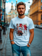 Футболка СССР-США белая