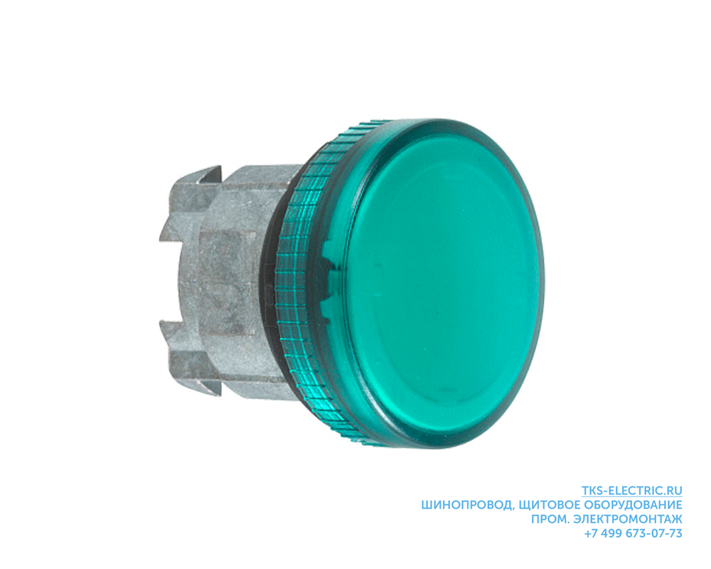 Schneider Electric ZB4BV033 XB4 Головка сигнальной лампы зеленая