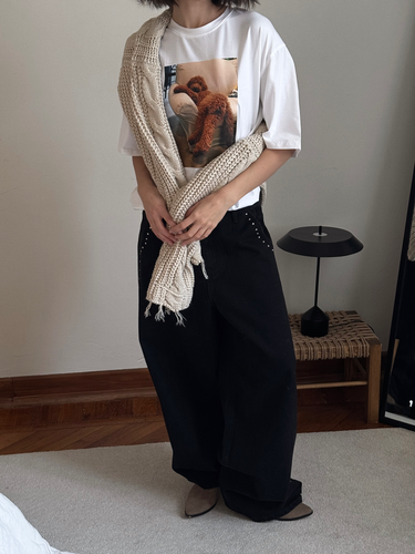 Белая футболка Christmas Dog