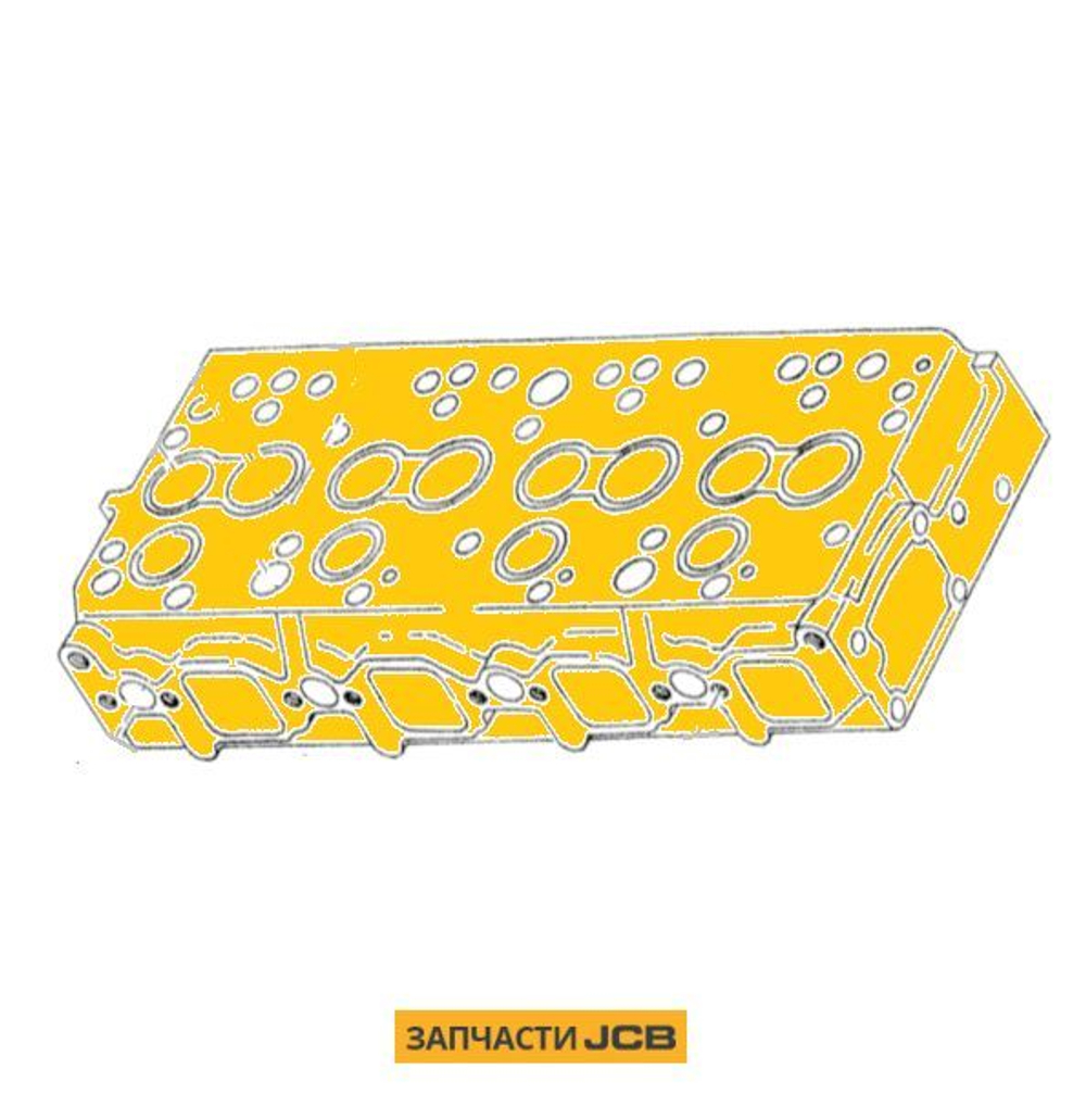 Головка блока цилиндров ДВС JCB 02/801640