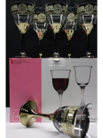 Набор фужеров для вина 6 штук 300 мл
