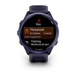 Умные часы Garmin Forerunner 570 - 47мм, темно-серый, алюминиевый безель цвета индиго, пурпурный/индиго ремешок