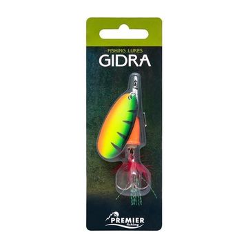 Блесна вращ. Gidra №4, 40*20мм, 12гр Tiger с мухой Premier (PR-SPRH12T-4)