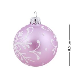 Элита НФШ-1630/4 Ел.украшение Шар «Белая снежинка» 60 мм