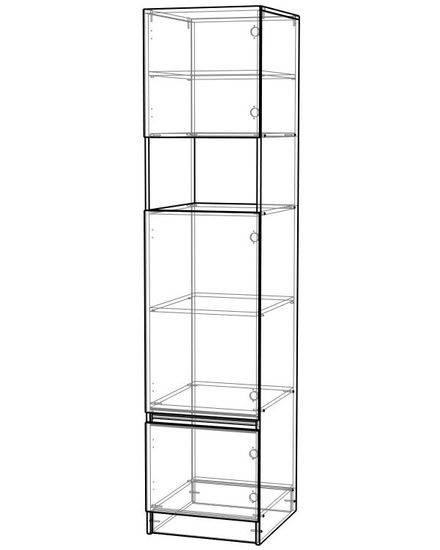 Шкаф-пенал ДЕСТИНИ-4